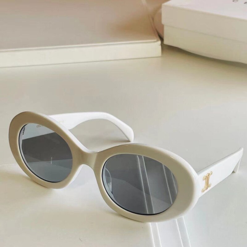 Women Men Cat Eye CL40019/S Web Celebrity Blogger Star Sunglasses Brand Design Eyeglasses Frame Eyewear Oculos De Sol