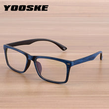 Load image into Gallery viewer, YOOSKE Men Retro Wooden Pattern Glasses Frame Women Classic Optical Spectacle Eyeglasses Style Bamboo Wood Eyewear