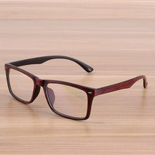 Load image into Gallery viewer, YOOSKE Men Retro Wooden Pattern Glasses Frame Women Classic Optical Spectacle Eyeglasses Style Bamboo Wood Eyewear