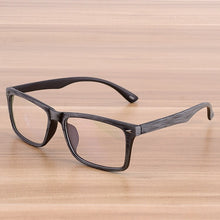 Load image into Gallery viewer, YOOSKE Men Retro Wooden Pattern Glasses Frame Women Classic Optical Spectacle Eyeglasses Style Bamboo Wood Eyewear