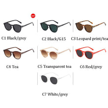 Carica l&#39;immagine nel visualizzatore di Gallery, classic brand design Retro Small frame Round Sunglasses Sunglasses Men Women Sunglasses male Female