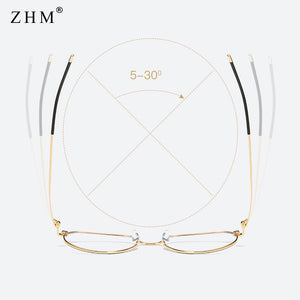 metal frame glasses blue light protection men black gold computer round frames eyeglasses prescription woman dropship