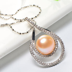 natural pearl pendant 925 silver inl female models wild sweet birthd gift Jewelry wholesale price